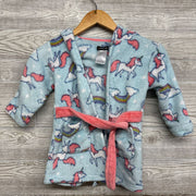 Plush Robe Unicorns 3t