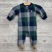 Blanket Sleeper Plaid Bear 3m