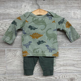LS Shirt, Bodysuit & Pants Dinosaurs Love To Tons 3m