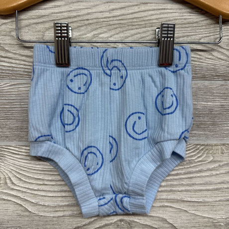 Ribbed Shirt & Bummies Smiley Faces 3-6m