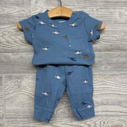 Waffle Knit Bodysuit & Pants Helicopters 3m