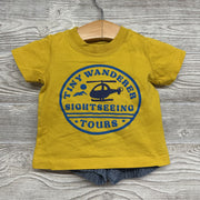 Shirt & Chambray Shorts Tiny Wanderer 3m