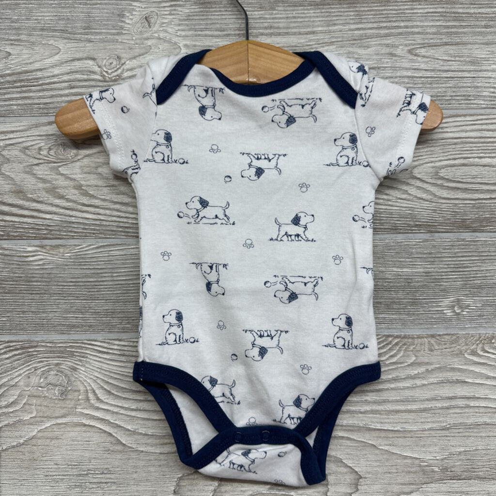 3 Pk Bodysuits Dogs Stripes 3m