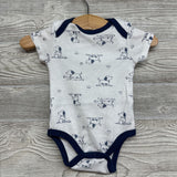 3 Pk Bodysuits Dogs Stripes 3m