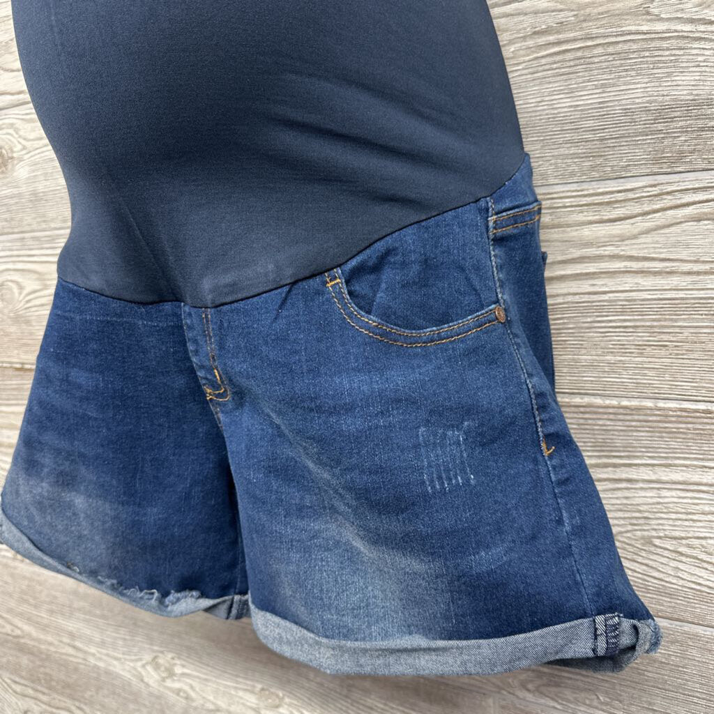 Full Panel Denim Shorts Med