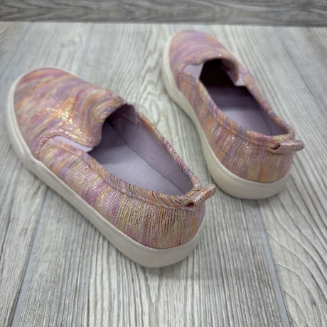 Slip On Shoes Metallic Glitter Stripes 2Y