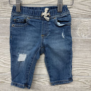 Pull On Distressed Slim Jeans 3-6m
