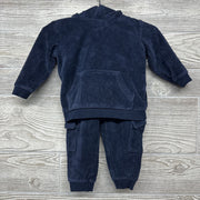 Ribbed Velour Hoodie & Joggers 6-12m