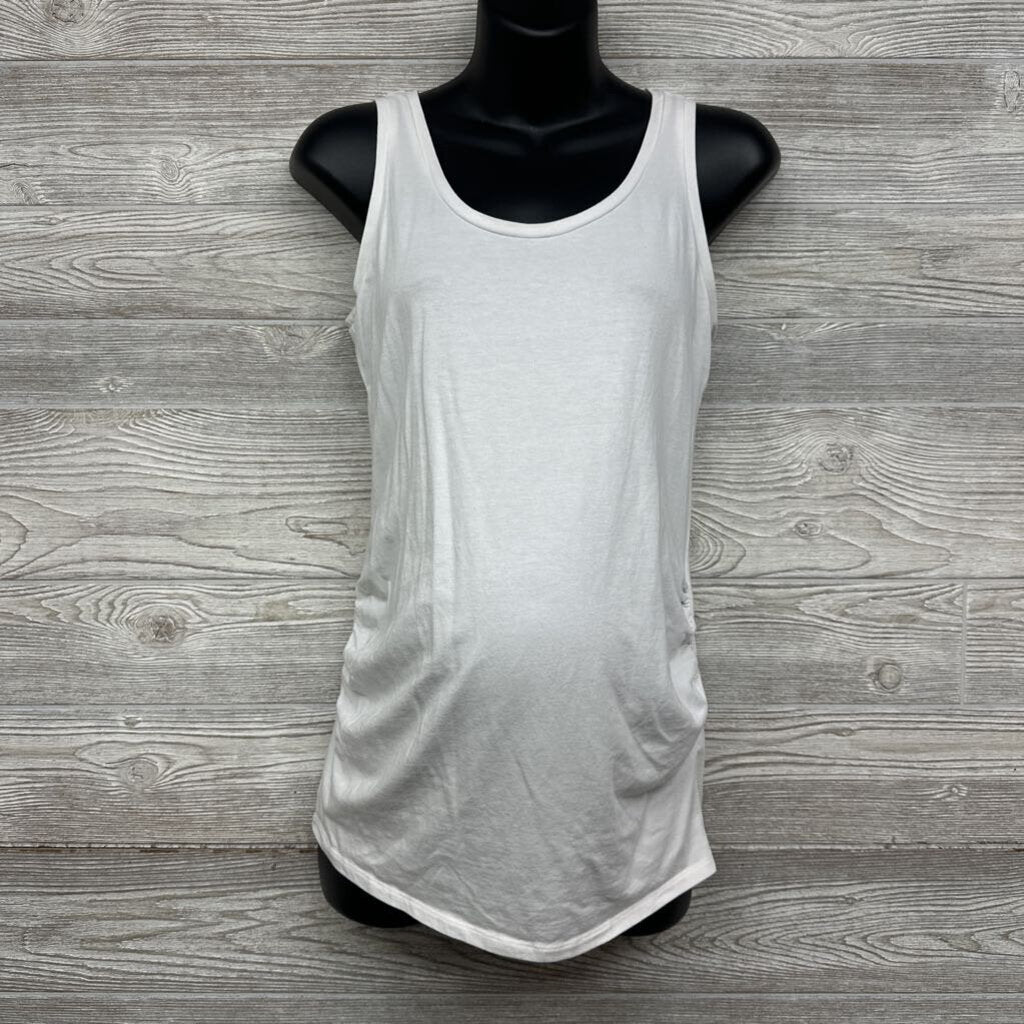 Ruched Tank Top Solid Small