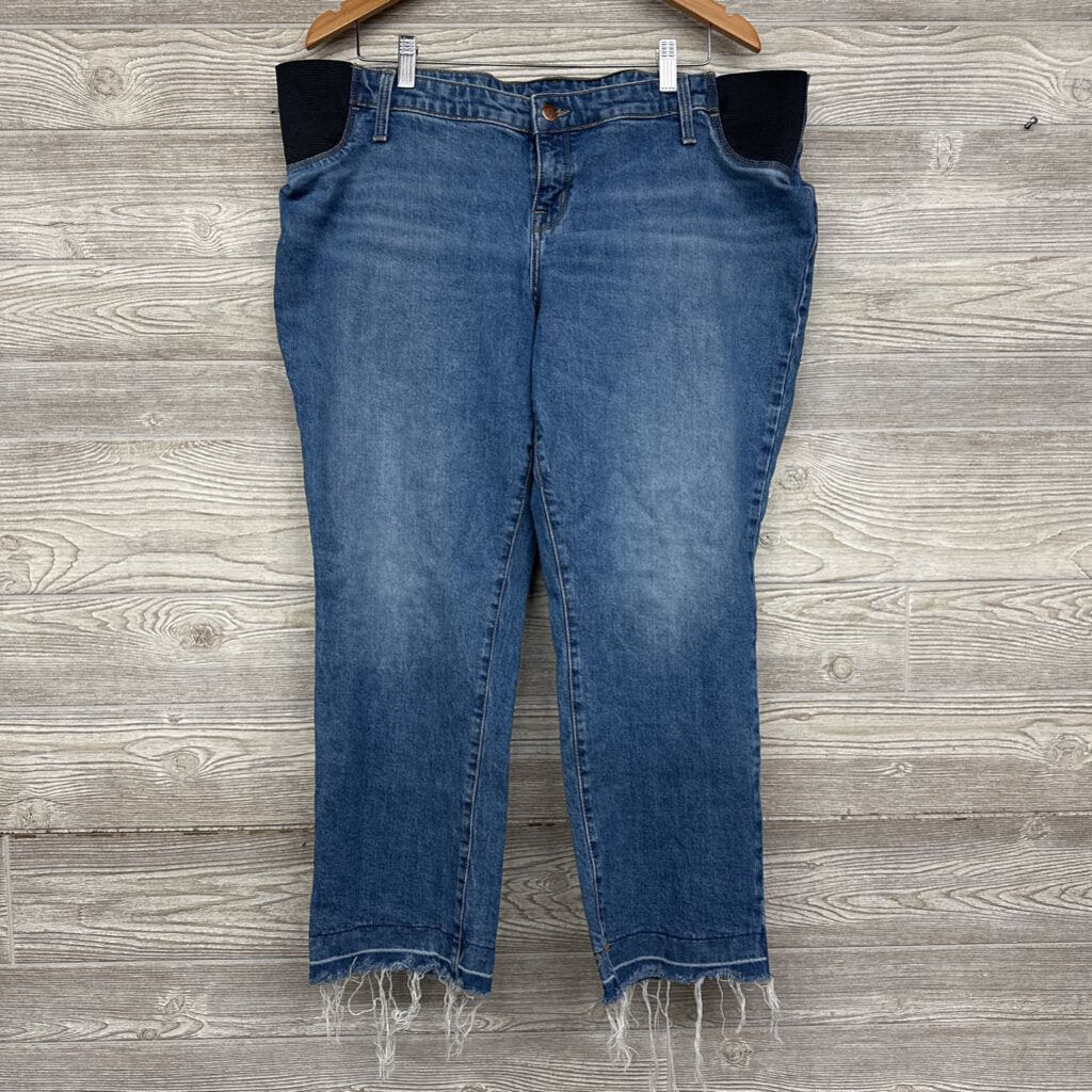 Side Panel Bootcut Jeans 16/XL