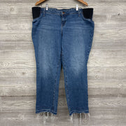 Side Panel Bootcut Jeans 16/XL