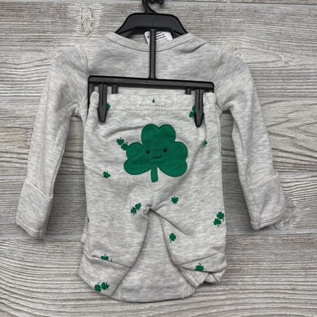 NEW LS Bodysuit & Pants My First St. Patrick's Day Shamrocks nb