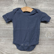 Ribbed Bodysuit Cuffed Sleeves 0-3m