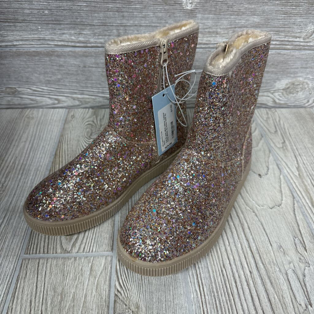 NEW Glitter Holland Cozy Boots 4y