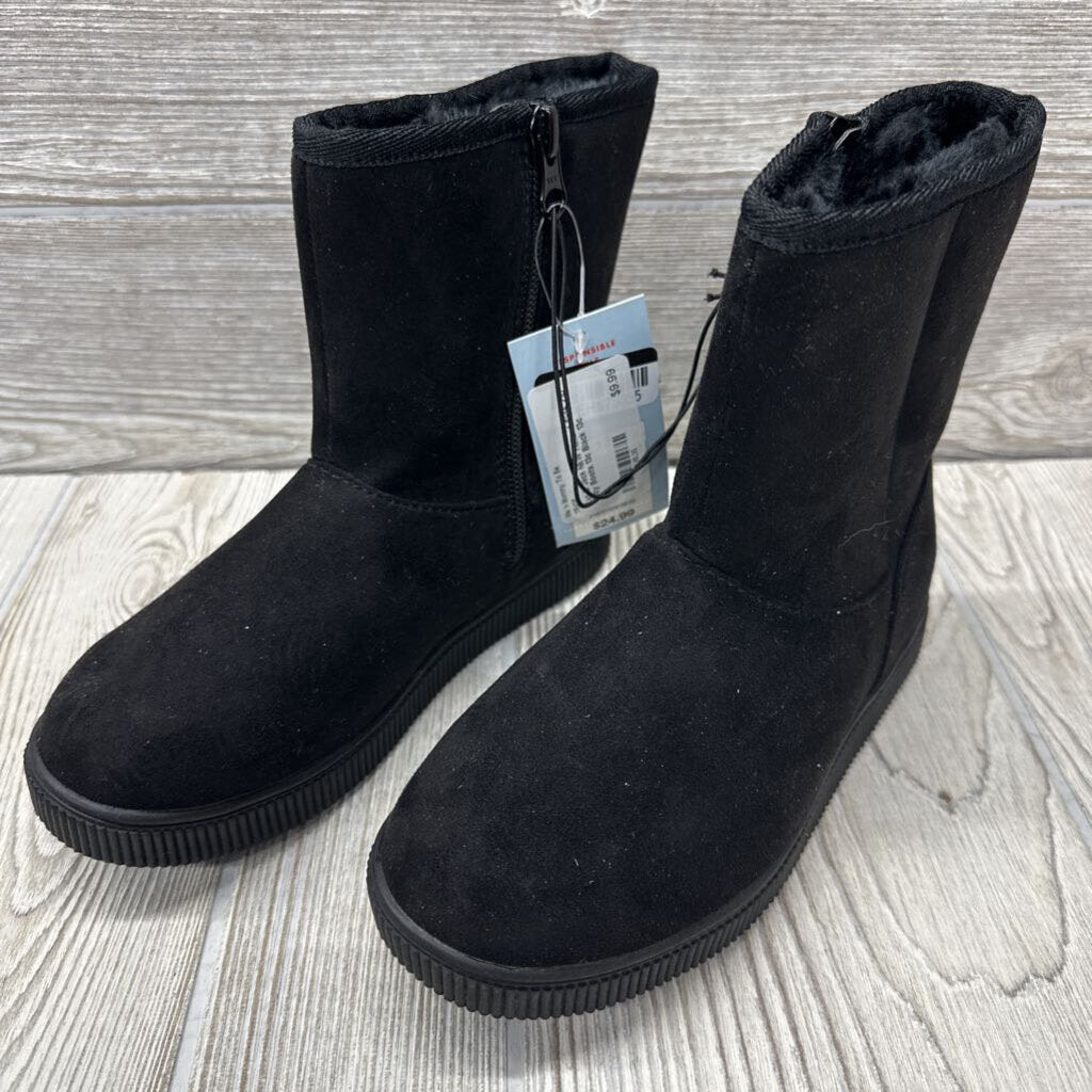 NEW Holland Side Zip Cozy Boots 13c