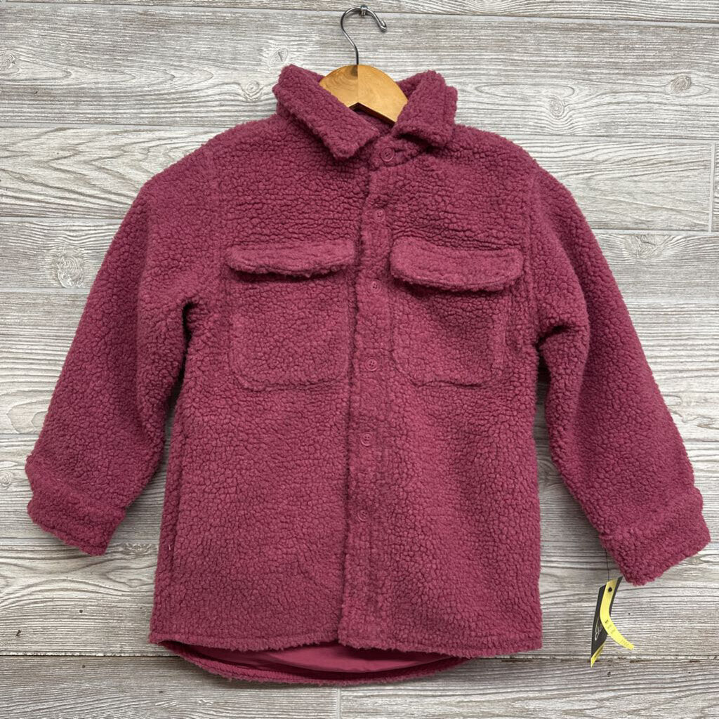 NEW Snap Sherpa Shacket 6-7