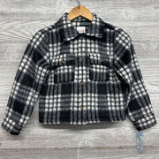NEW Faux Fur Shacket Plaid 8