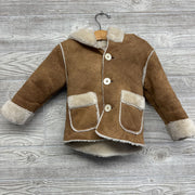 Nw/oT Plush Faux Sherling Coat 18M