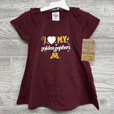NEW Dress & Bloomers I Heart My Minnesota Golden Gophers 2t