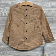 NEW Mandarin Button Up Shirt 4t