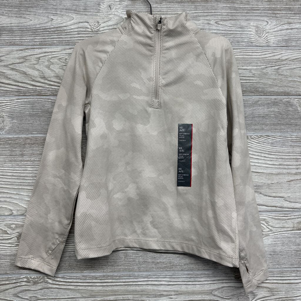 NEW 1/4 Zip Active Pullover Stripes & Camo 4-5