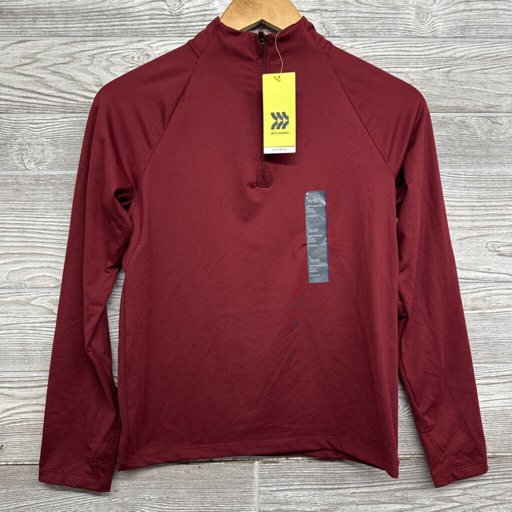 NEW 1/4 Zip Active Pullover 10-12