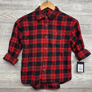 NEW LS Button Up Flannel Shirt Plaid 6