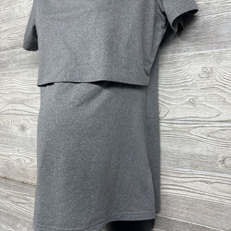 Rouched Nursing Shirt Medium