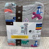 NEW 4 Pc Organic Pj Pawsitively Sleepy 3t