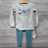 NEW 4 Pc Pj Sweet Dreams 2t