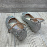 Ankle Strap Rhinestone Glitter Wedge Heels 3y