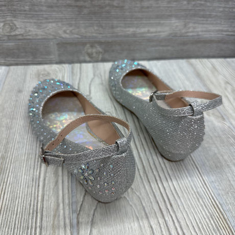 Ankle Strap Rhinestone Glitter Wedge Heels 3y