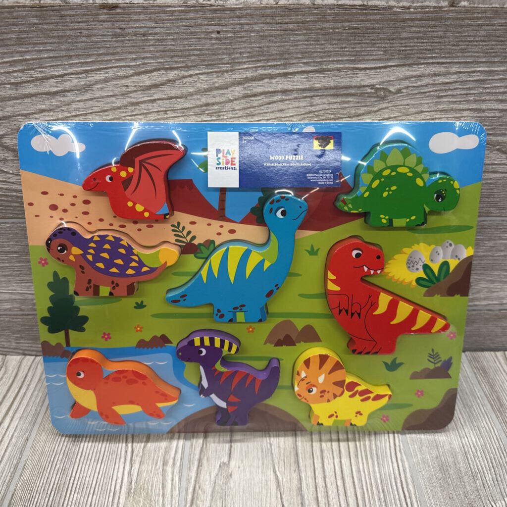 NEW Wooden Dinosaur Puzzle