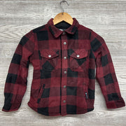 NEW LS Fleece Shacket Plaid 6-7