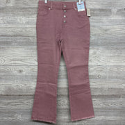 NEW Button Fly Flare Jeans 16