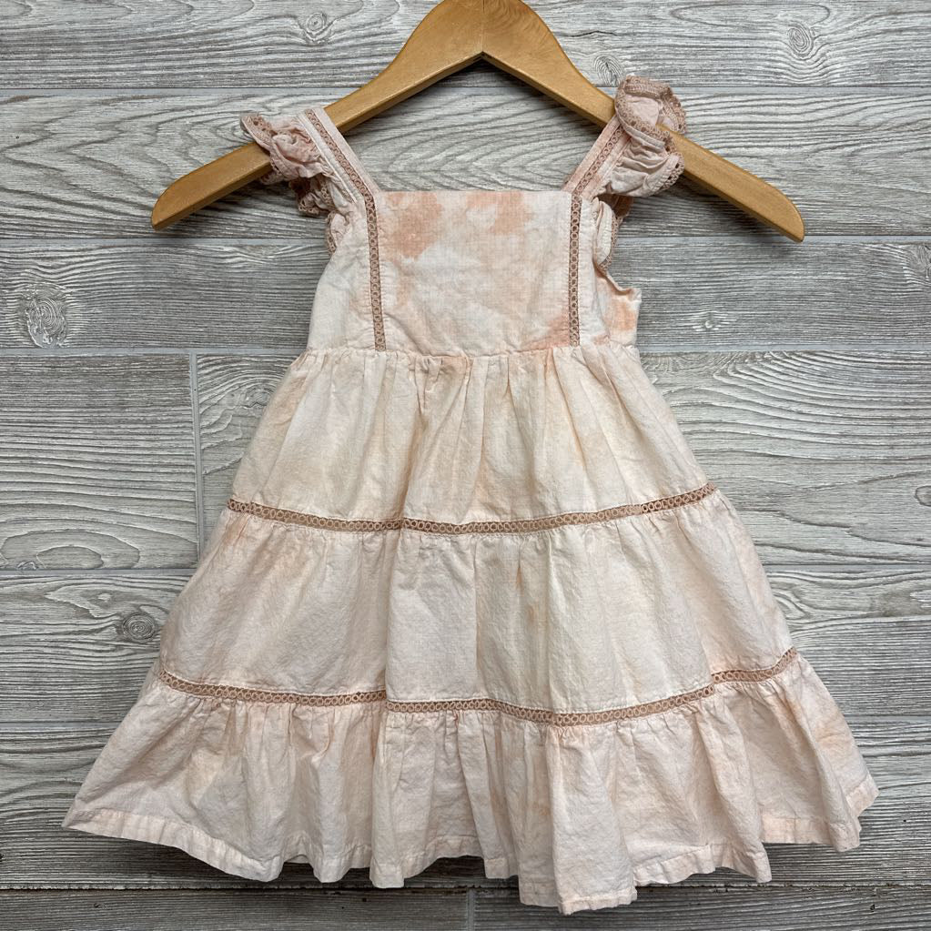 Tiered Flutter Strap Dress 3t
