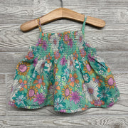 Smocked Tank Top Flowers 2t
