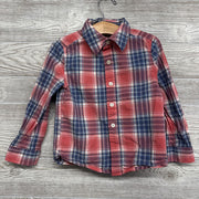 LS Plaid Button Up Shirt 4t