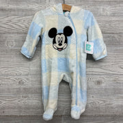NEW Plush Bunting Mickey Mouse Buffalo Plaid 3-6