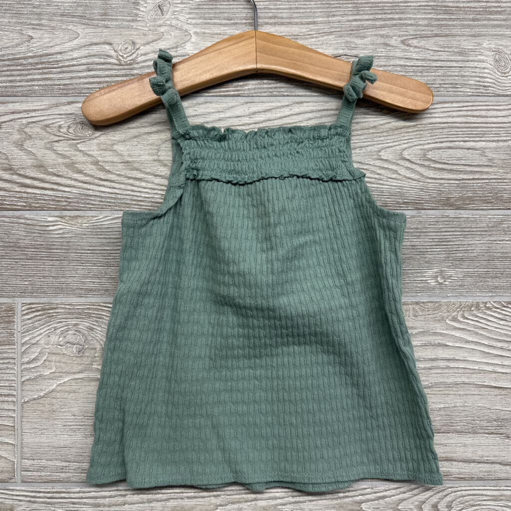 Pointelle Tank Top Bow Straps 3t