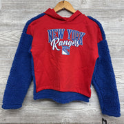 NEW Hooded Sherpa Sweatshirt New York Rangers 10-12