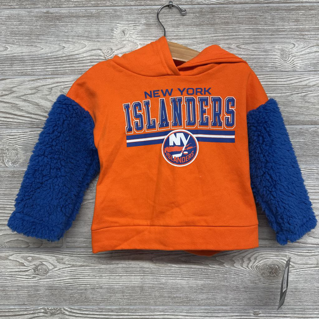 NEW Hooded Sherpa Sweatshirt New York Islanders 2t