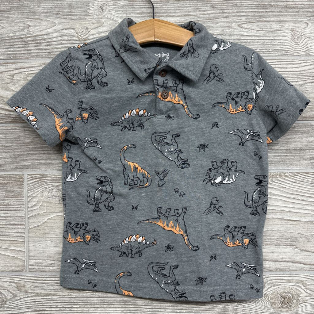 Polo Shirt Dinosaurs 4t