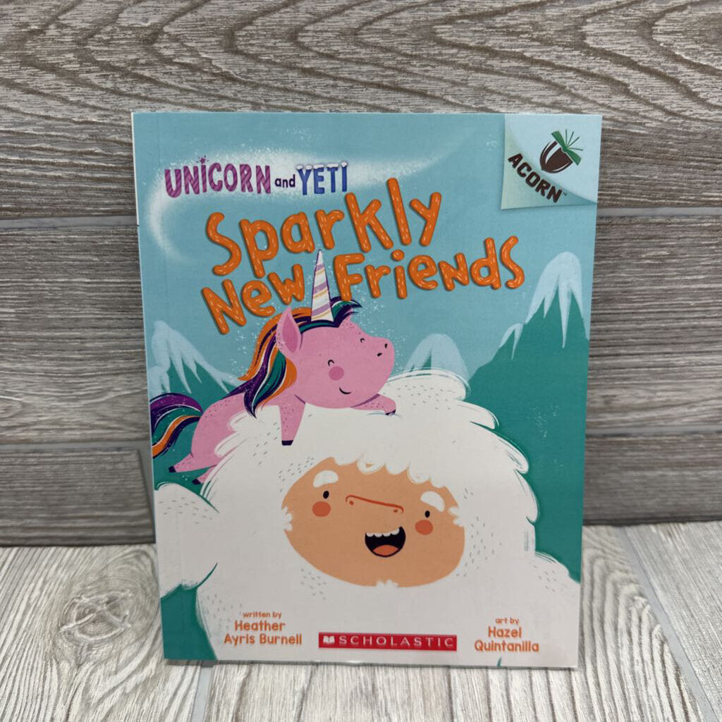 Unicorn & Yeti Sparkly New Friends Book