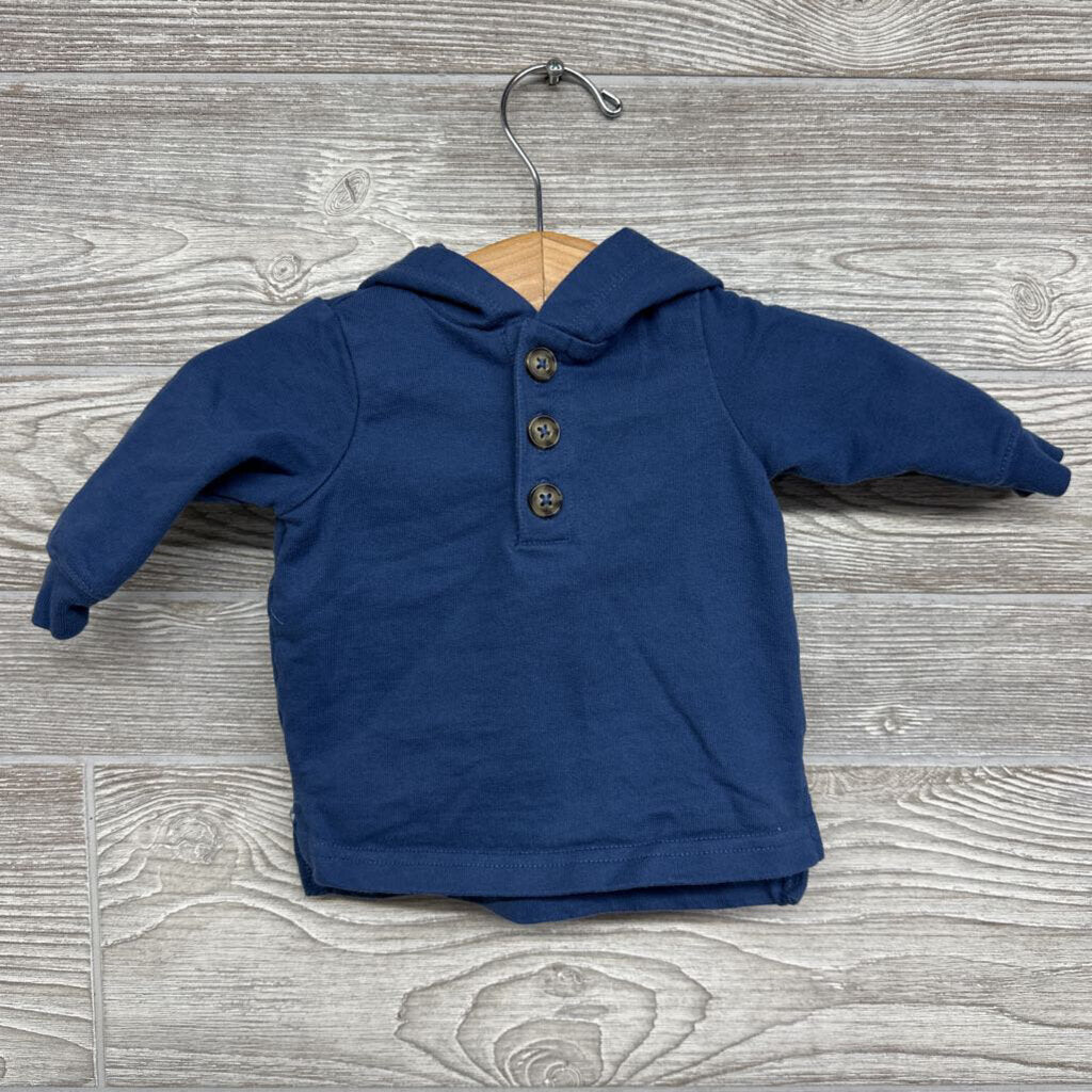 Henley Pullover W/ Hood 3m