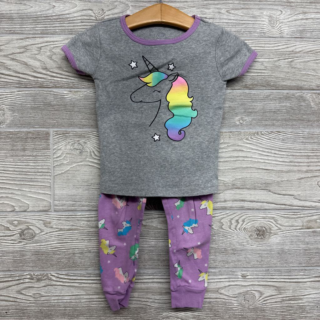 2 Pc PJs Unicorn Stars 3t