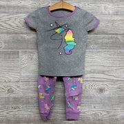 2 Pc PJs Unicorn Stars 3t