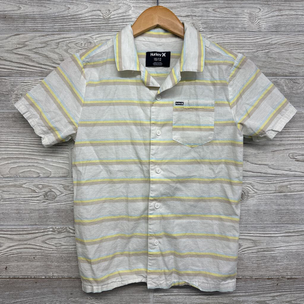 Button Up Shirt Stripes 10-12