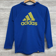 LS Mesh Active Shirt W/ Hood Logo 10-12