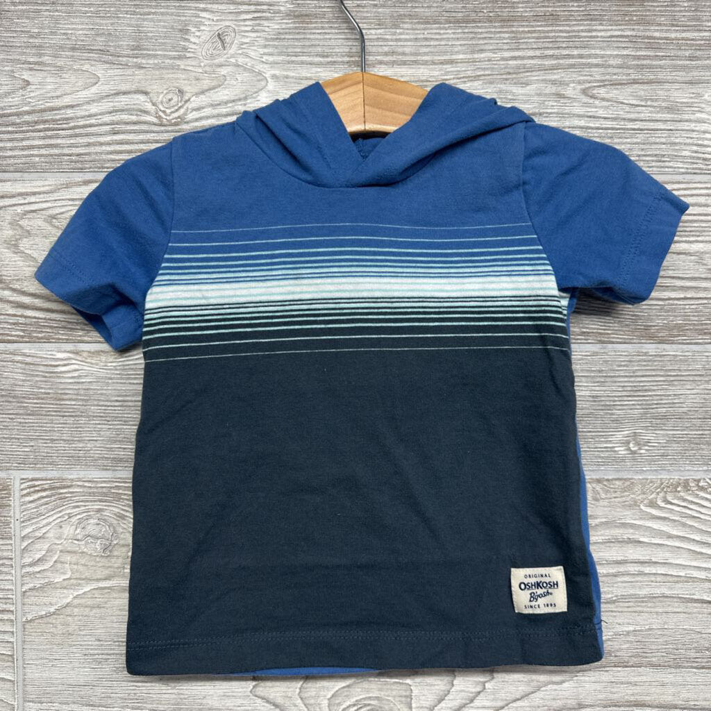 Shirt W/ Hood Stripes 12m